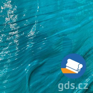 Modrozelená pastovaná pro tisk obtisků 520-580°C