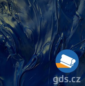 Modrá tmavá pastovaná pro tisk obtisků 520-580°C