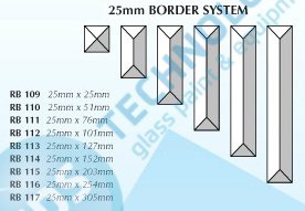 RB113 - Bevel - Pencil 25 x 127 mm