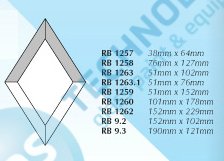 RB1257 - Bevel - Diamond 38 x 64 mm