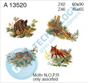 A 13520 Z42 KDV Zvěř podhorská 60x90