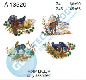 A 13520/T 6  KDV IKLM horská zvěř 45x65