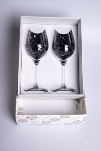 Sklenice na víno Swarovski Fire - 470 ml