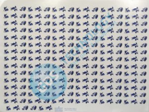 P 10450-15 Blaue Rose/258